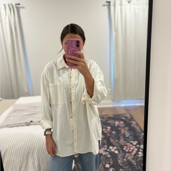 Old Navy Tops - Old Navy White Button Down Shirt